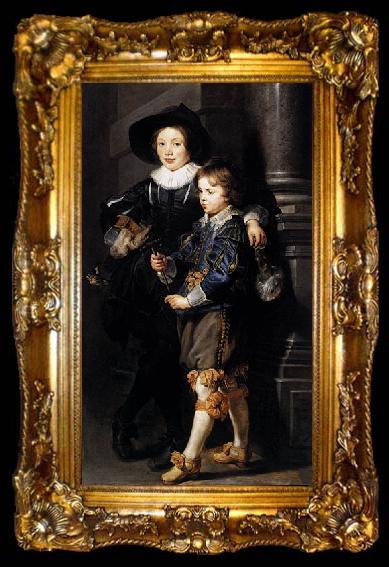 framed  Peter Paul Rubens Albert and Nicolaas Rubens, ta009-2